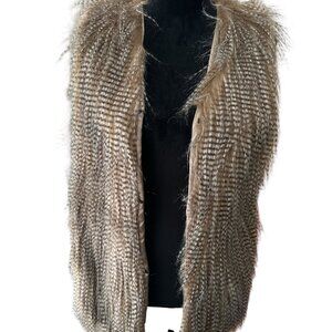 Ellie & Kate Small/Medium Faux Fur Lined Vest